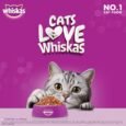 Whiskas Adult (+1 year) Dry Cat Food, Mackerel Flavour