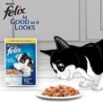 Purina Felix® As Good As It Looks Wet Food for Adult Cats | Complete and Balanced Cat Food | Chicken Flavour