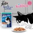 Purina Felix® As Good As It Looks Wet Food for Kittens | Complete and Balanced Kitten Food | Tuna Flavour