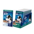 Purina Felix® As Good As It Looks Wet Food for Adult Cats | Complete and Balanced Cat Food | Mackerel Flavour