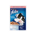 Purina Felix® As Good As It Looks Wet Food for Adult Cats | Complete and Balanced Cat Food | Salmon Flavour