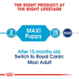 Royal Canin Maxi Puppy Dog Food (10 x 140g Gravy Pack)