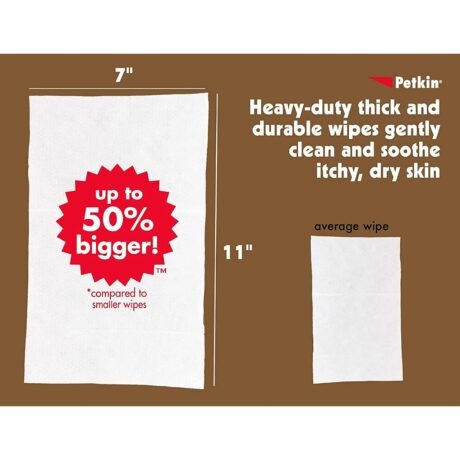 Heavy Duty Pet Wipes For Soothing Dry Skin