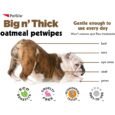 Petkin Big n’ Thick Oatmeal Petwipes