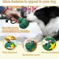 Wagging Master Octopus Dog Chew Toy,100% Natural Rubber