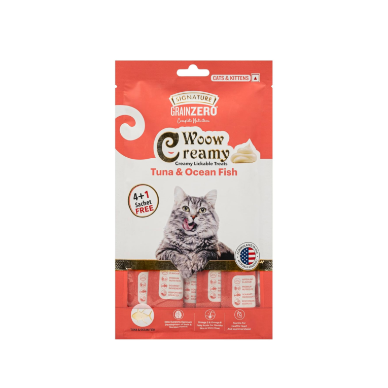 Signature Grain Zero Woow Creamy Cat Treats – Tuna & Ocean Fish