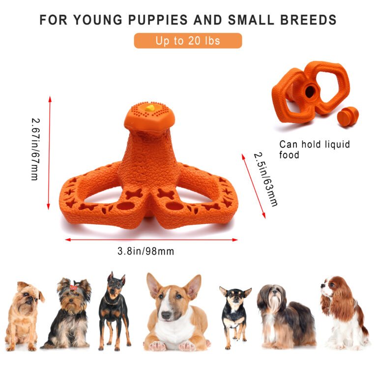 Interactive Nipple Dog Toy – Small and Young Breed