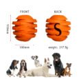 Wagging Master Slice Ball Tough Chew Dog Toy – Natural Rubber Tough Toy for Aggressive Chewers