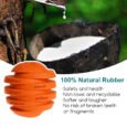 Wagging Master Slice Ball Tough Chew Dog Toy – Natural Rubber Tough Toy for Aggressive Chewers