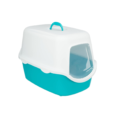 Trixie Vico Dome Shaped Cat Litter Tray (Turquoise/White)