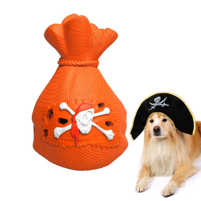 Money Bag Shaped Dog Chewy Toy