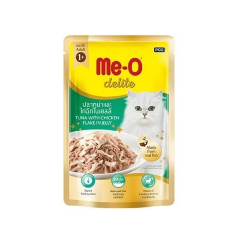 Me O Delite Tuna with Chicken Flake in Jelly Cat Wet Food