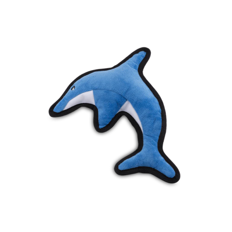 BECO Rough & Tough Plush Toys – Dolphin – Recycled Plastic