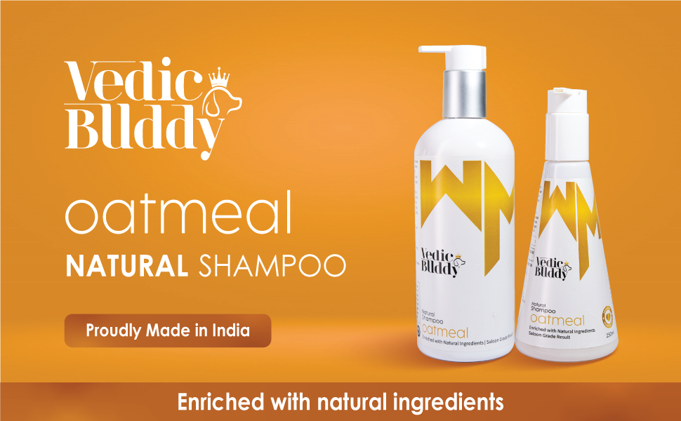 Vedic Buddy Oatmeal Natural Shampoo for Dogs