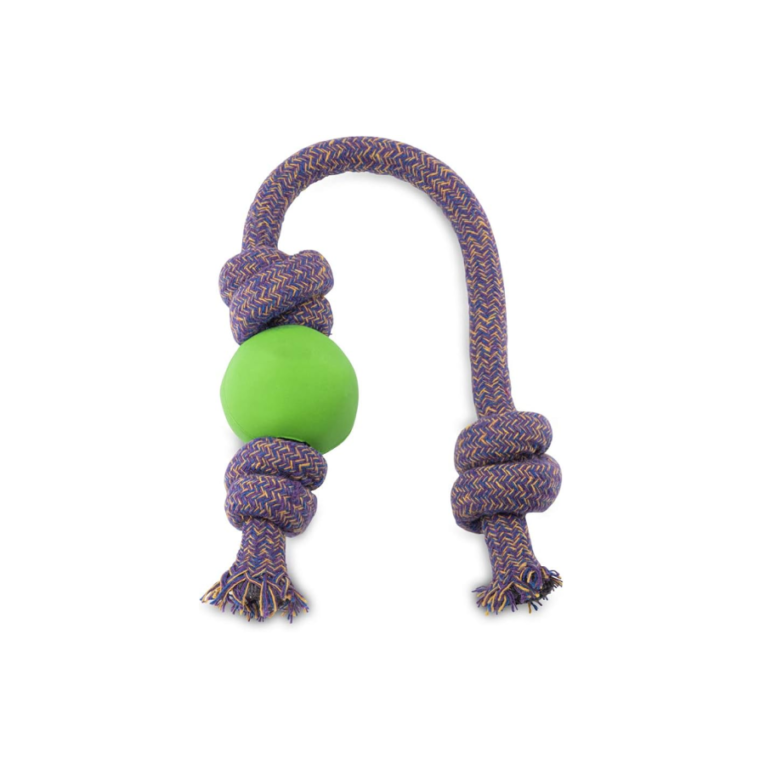 BECO Ball on Rope Dog Toy