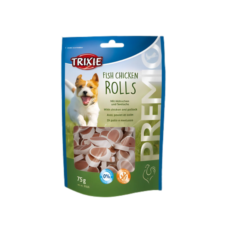 Trixie Premio Fish and Chicken Rolls Dog Treats