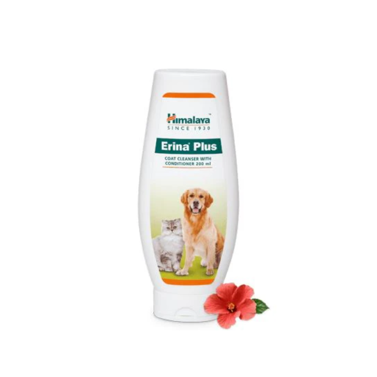 Himalaya Erina Plus Coat Cleanser with Conditioner-For shiny and smooth hair coat-For Dogs And Cats