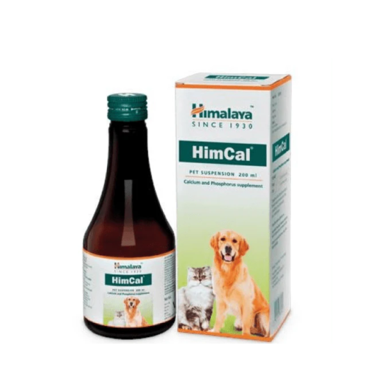 Himalaya HimCal PET Suspension-Optimum growth and bone development-For Dogs and Cats