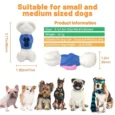 WAGGING MASTER Bear with Bag Chew Toys for Dogs – Interactive Durable Rubber Dog Toy