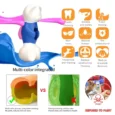 WAGGING MASTER Bear with Bag Chew Toys for Dogs – Interactive Durable Rubber Dog Toy