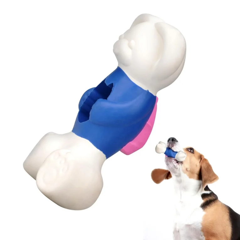 WAGGING-MASTER-Bear-with-Bag-Chew-Toys-for-Dogs-Interactive-Durable-Rubber-Dog-Toy-4