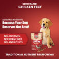 Chew Master Super Premium Dehydrated Chicken Feet for Dogs | High Protein Dog Treats